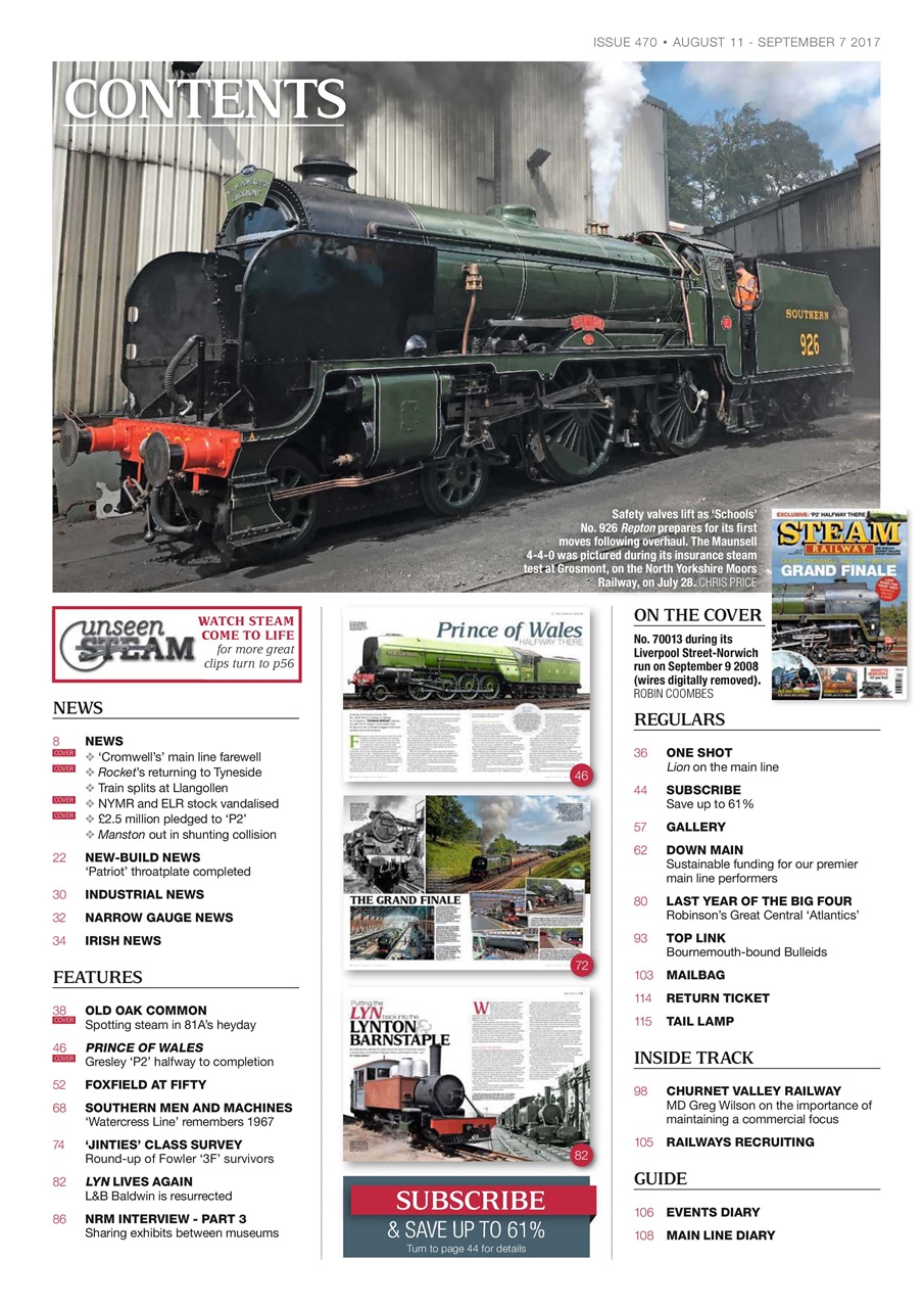 Steam Railway Preview Pages