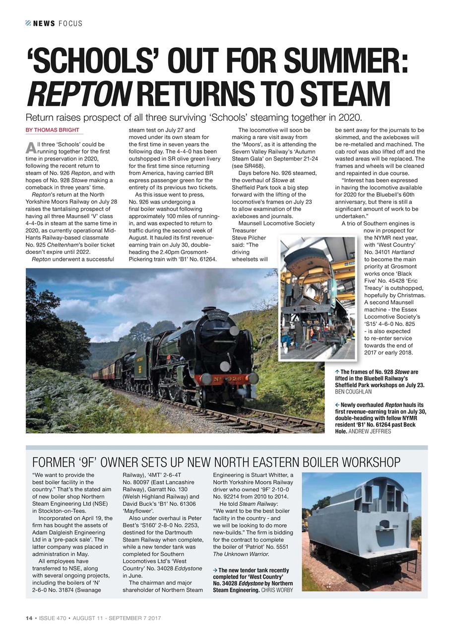 Steam Railway Preview Pages