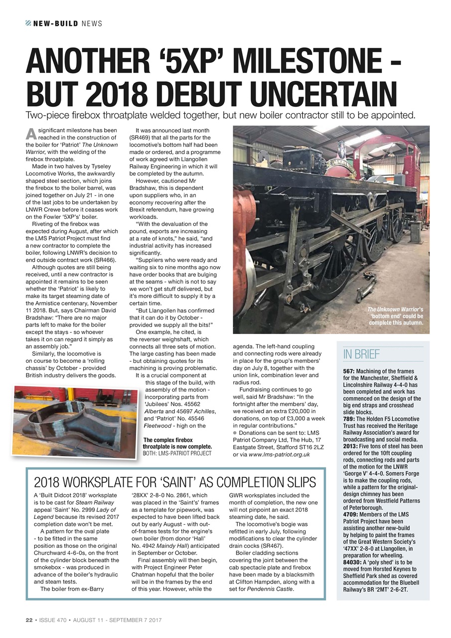 Steam Railway Preview Pages