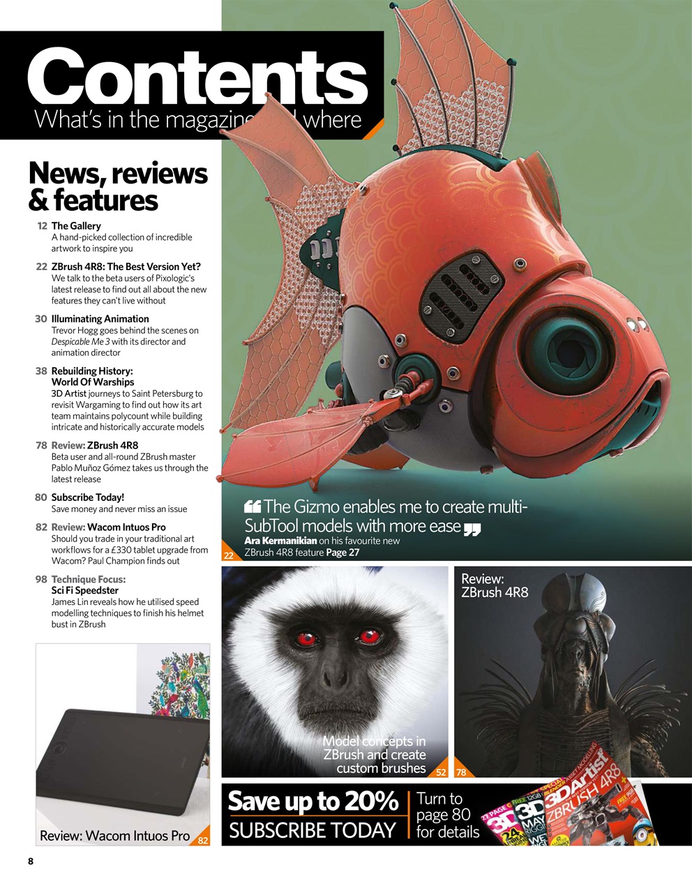 3D Artist Preview Pages