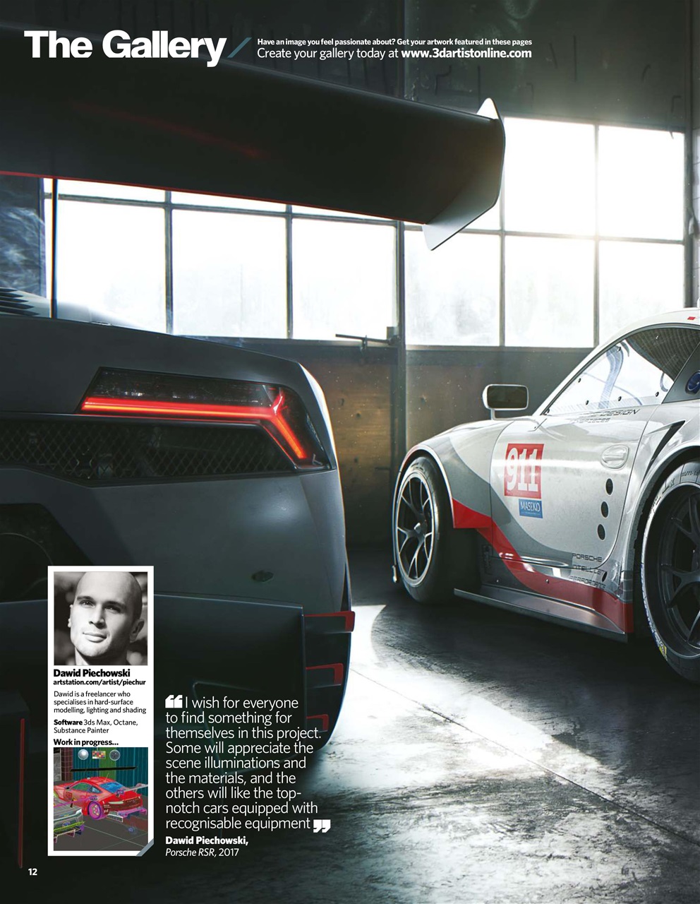 3D Artist Preview Pages