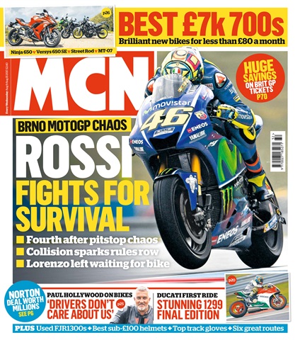 MCN issue 9th August 2017