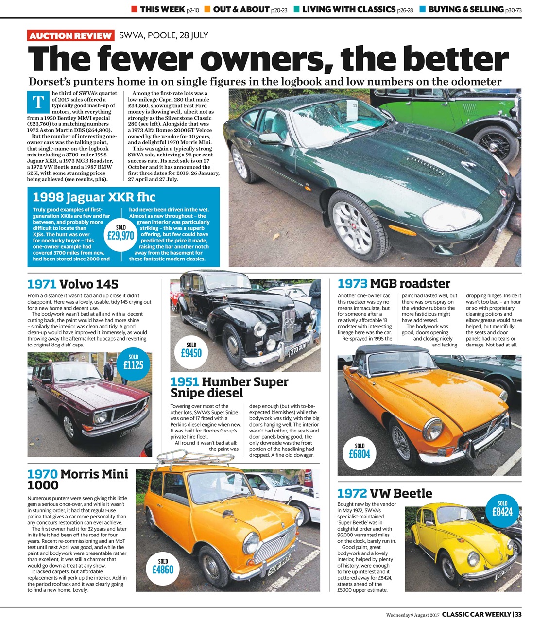 Classic Car Weekly Preview Pages