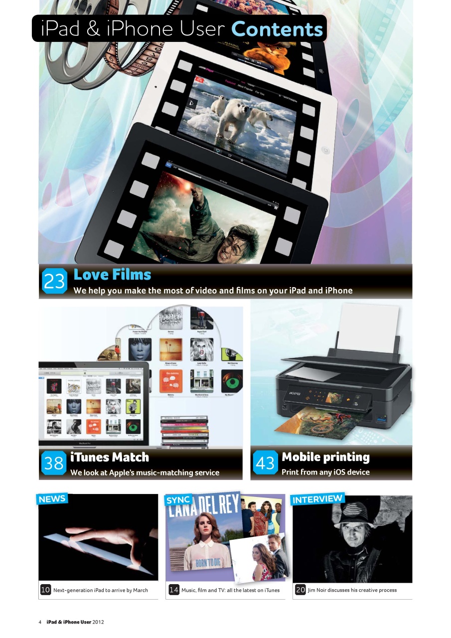 iPad and iPhone User Preview Pages