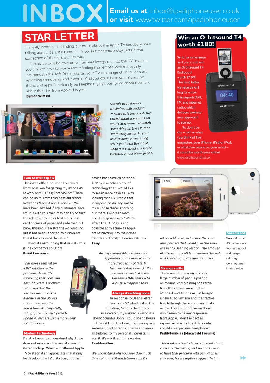 iPad and iPhone User Preview Pages