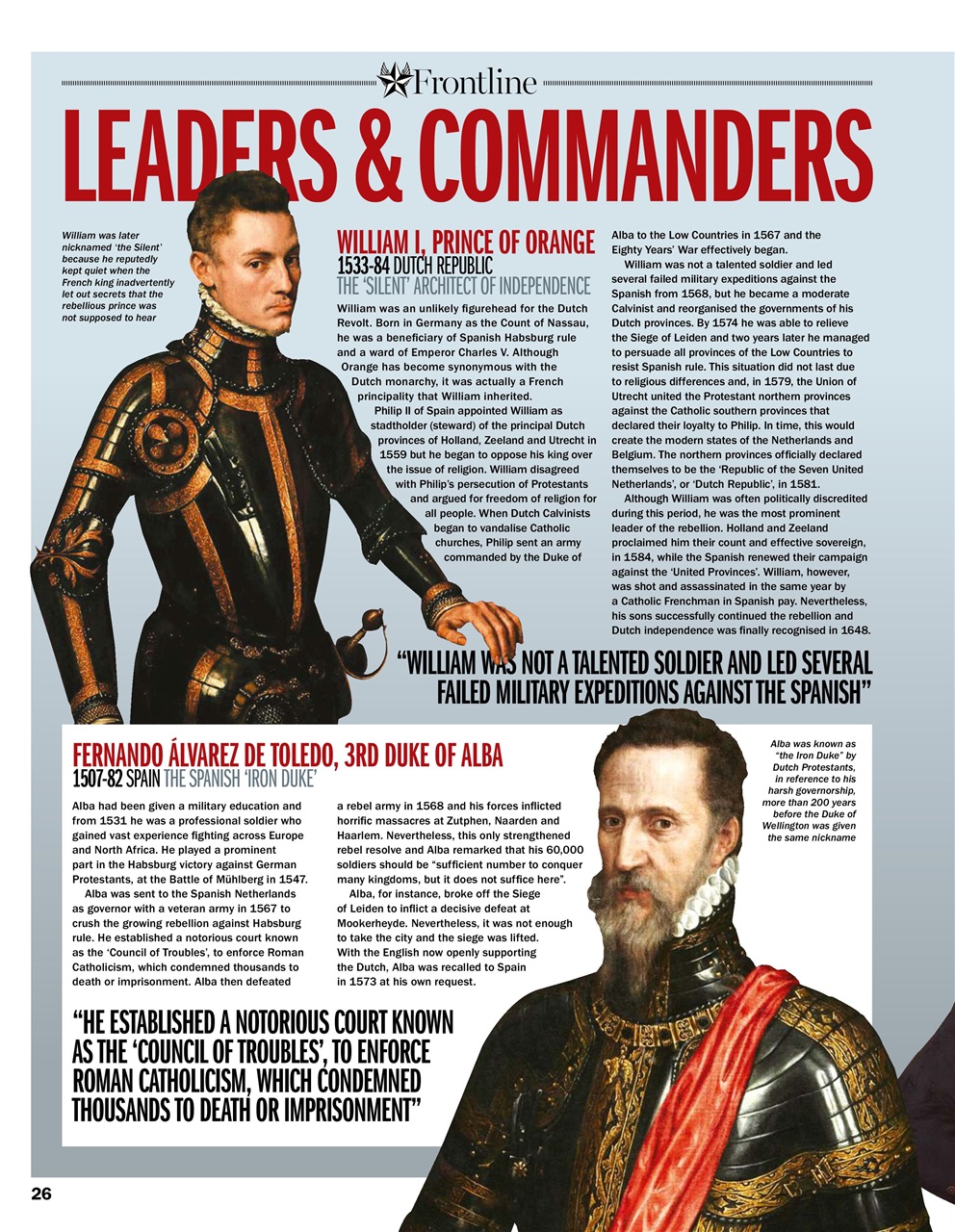 History of War Preview Pages