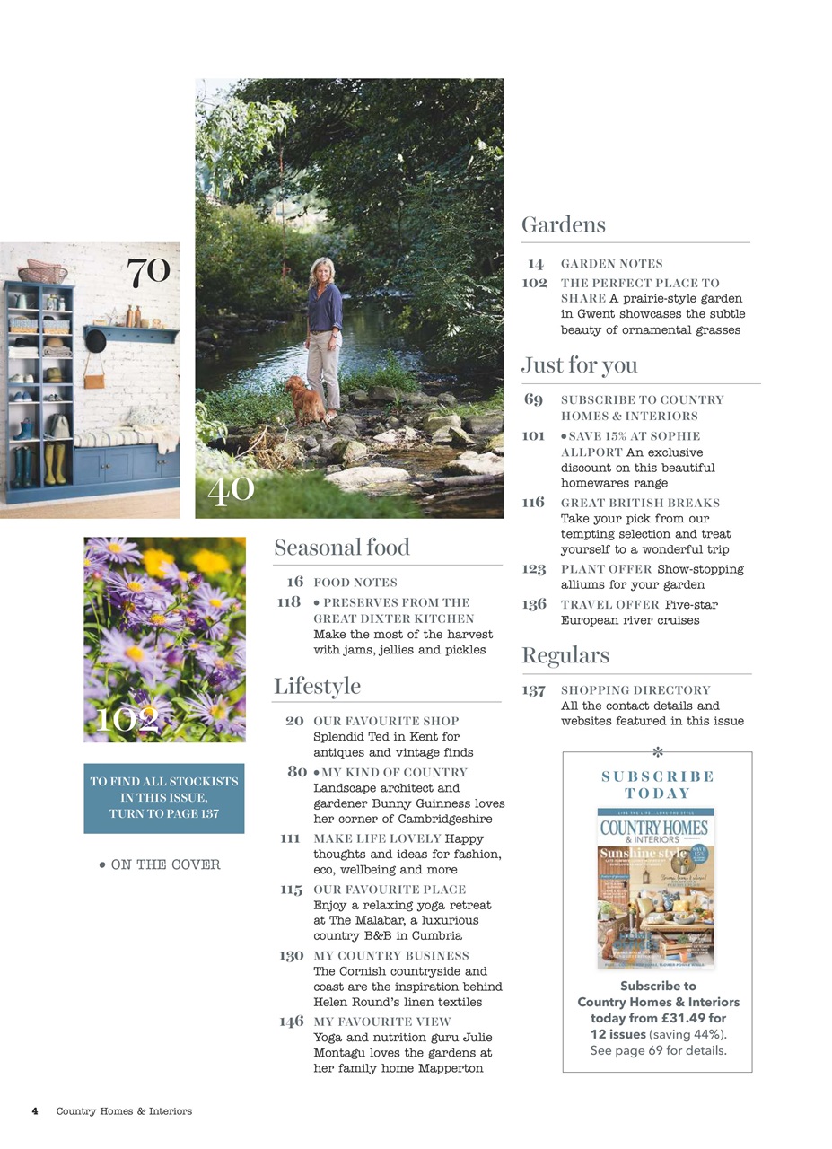 Country Homes & Interiors Preview Pages