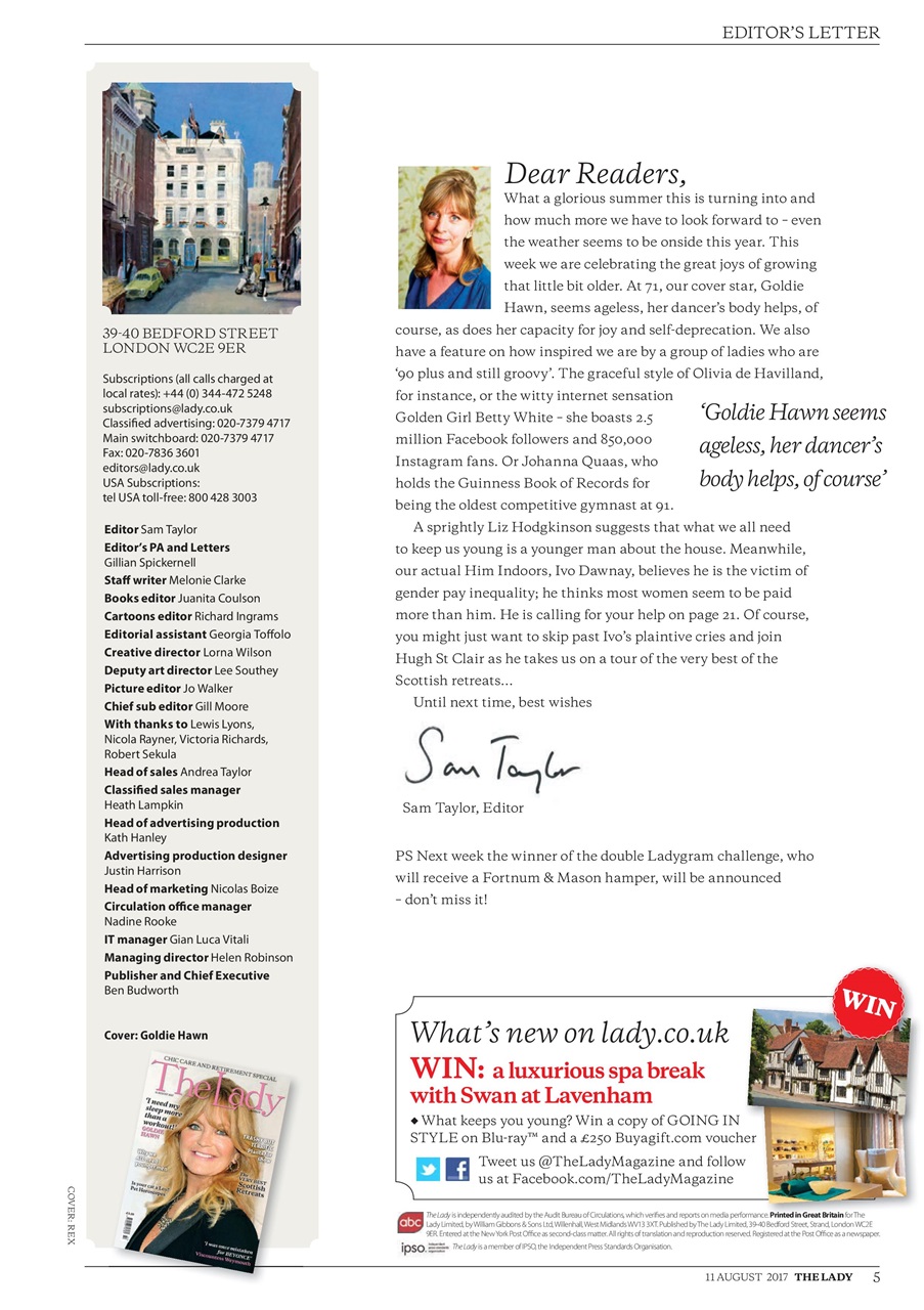 The Lady Preview Pages