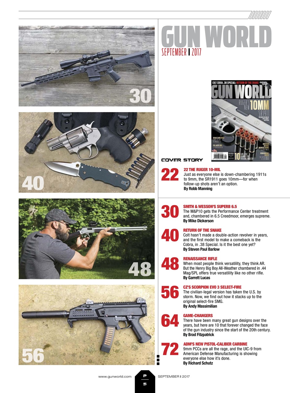 Gun World Preview Pages