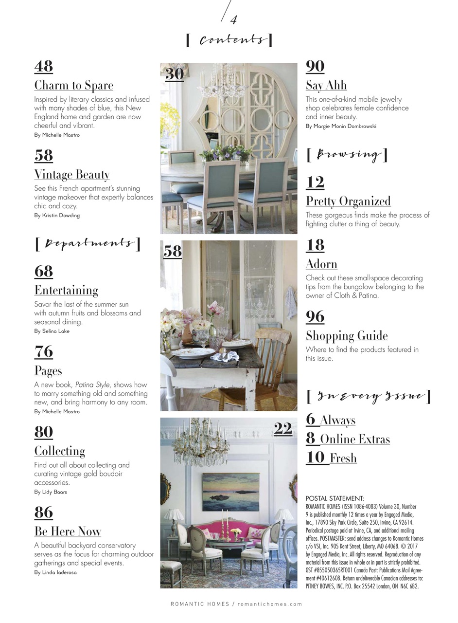 Romantic Homes Preview Pages