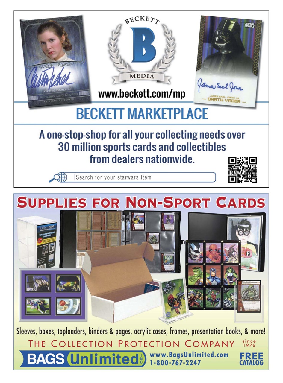 Non-Sport Update Magazine Preview Pages