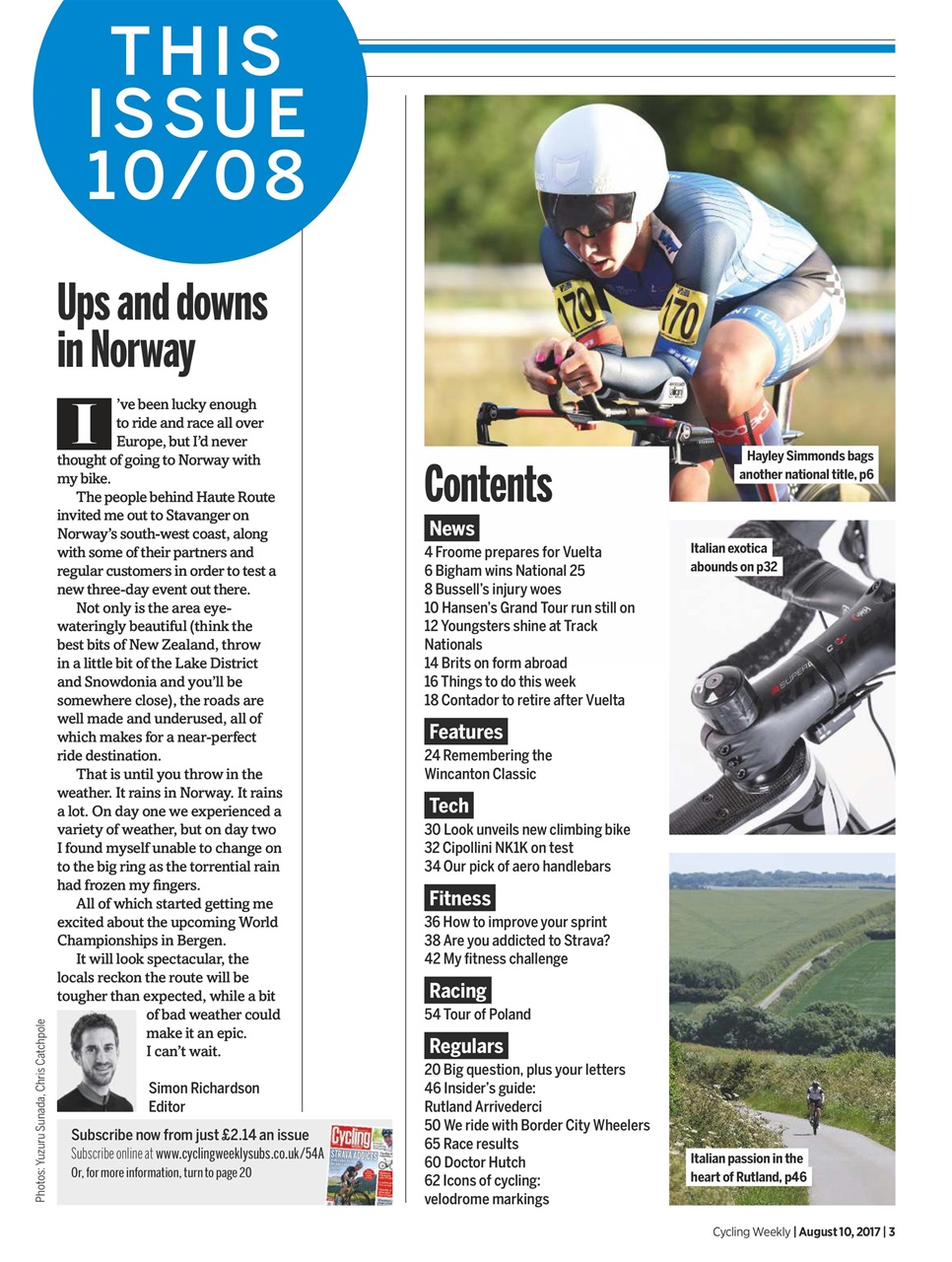 Cycling Weekly Preview Pages
