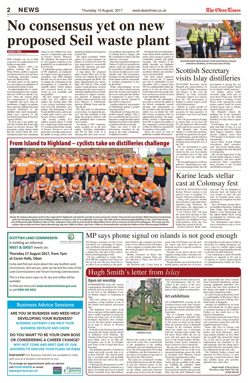 The Oban Times & Lochaber Times Preview Pages