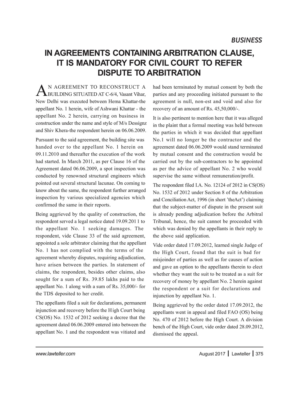 Lawteller – A Legal Awareness Magazine Preview Pages