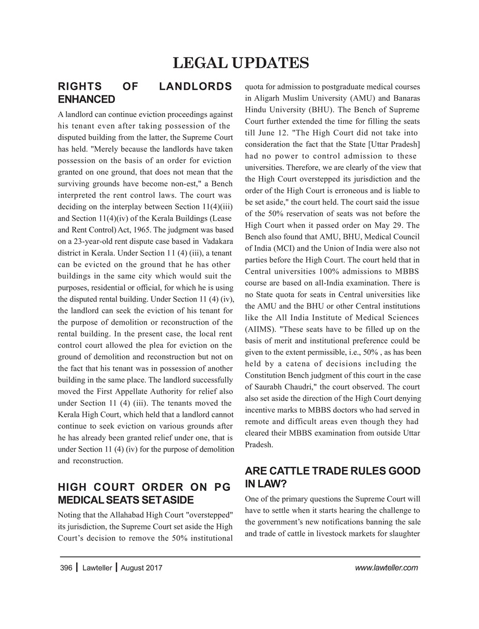 Lawteller – A Legal Awareness Magazine Preview Pages