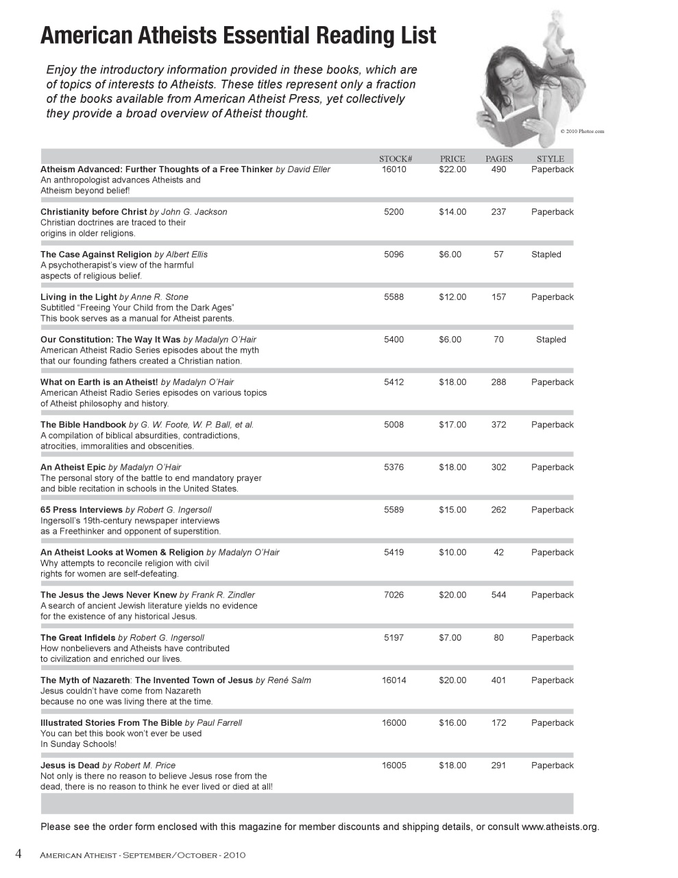 American Atheist Preview Pages