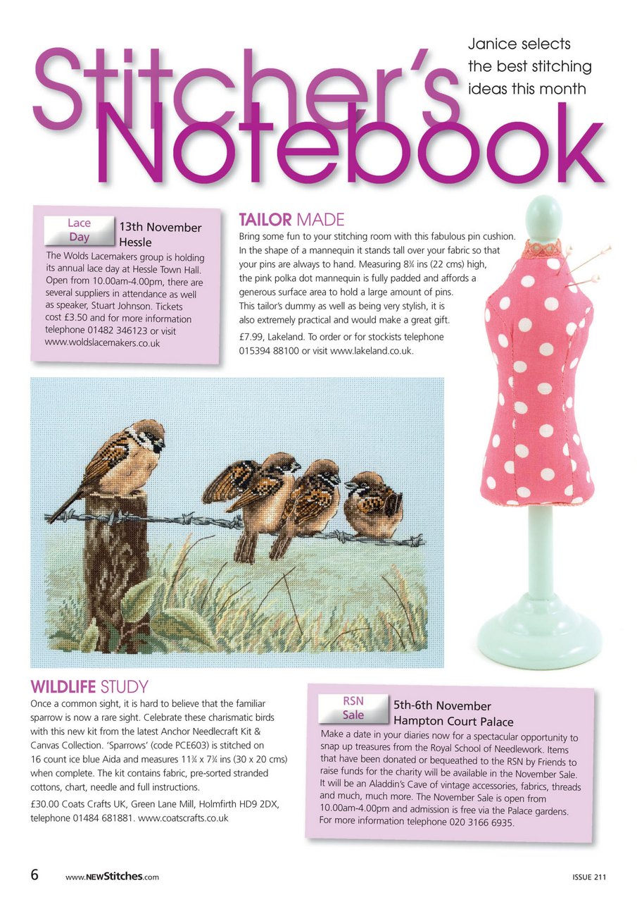 New Stitches Preview Pages