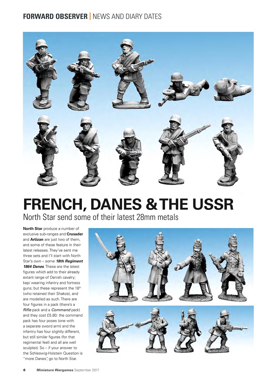 Miniature Wargames Preview Pages