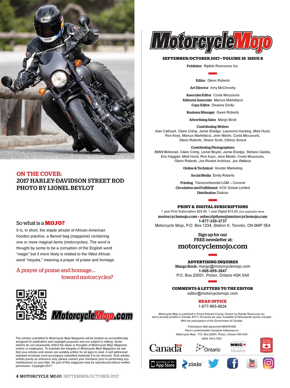 Motorcycle Mojo Preview Pages