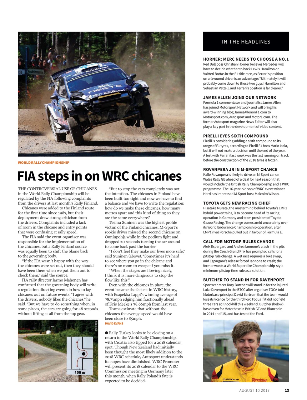 Autosport Preview Pages