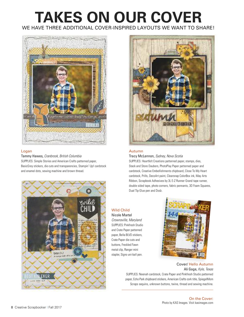 Creative Scrapbooker Preview Pages