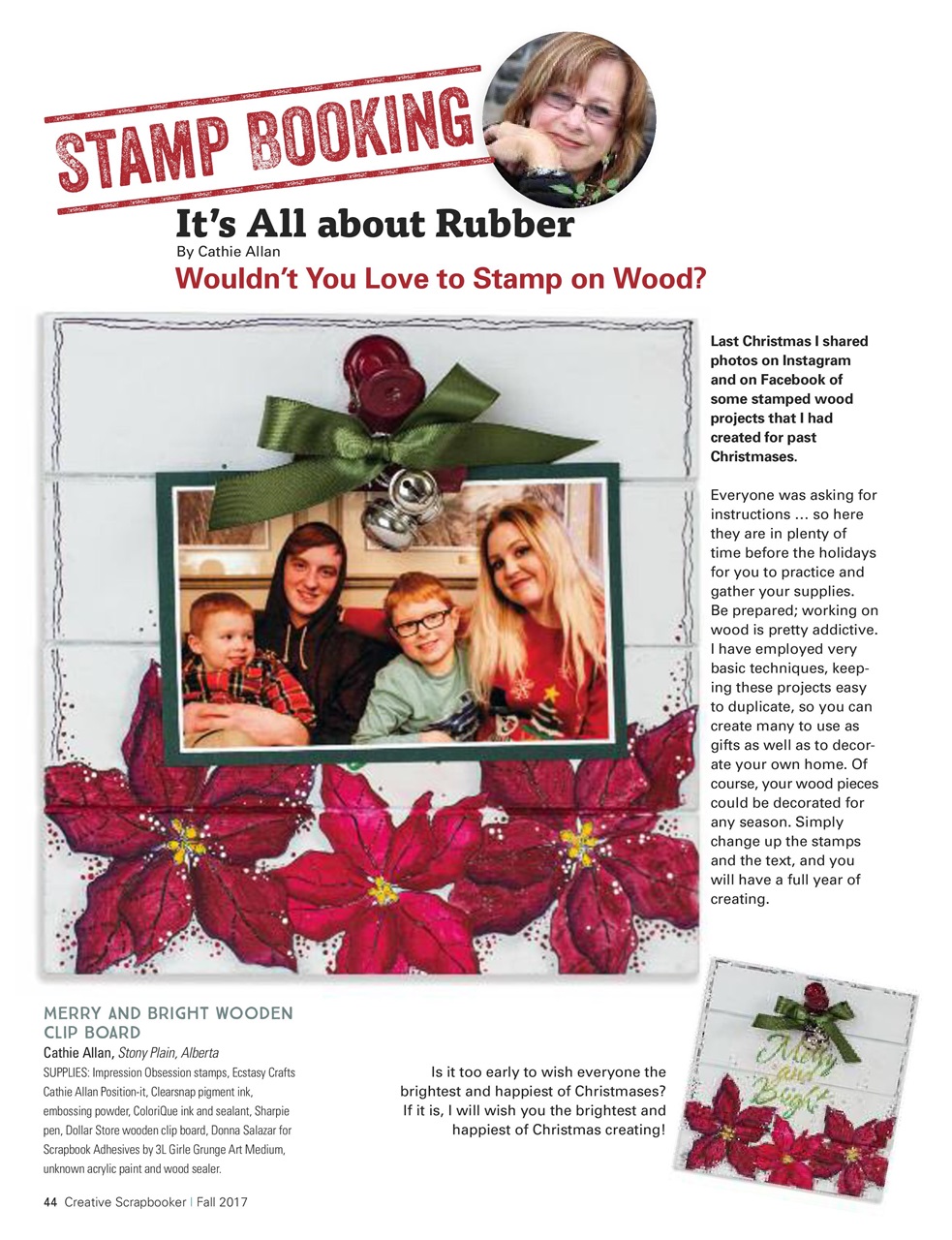 Creative Scrapbooker Preview Pages