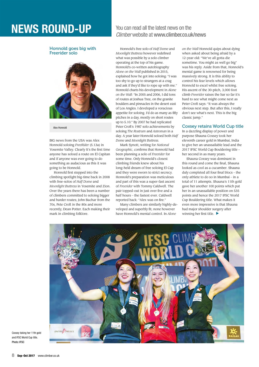 Climber Preview Pages