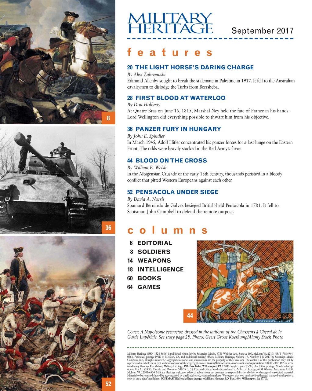 Military Heritage Preview Pages