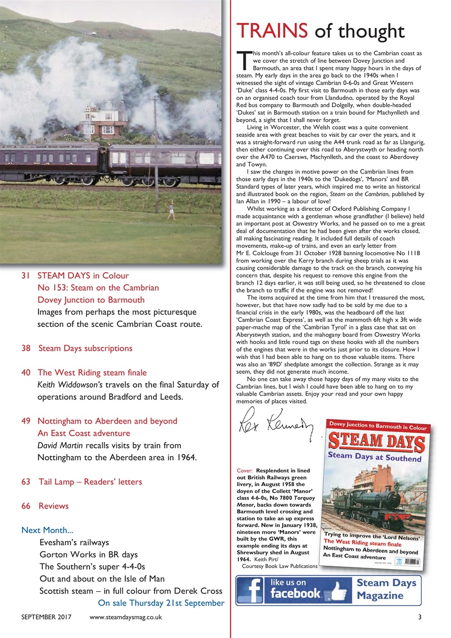 Steam Days Preview Pages