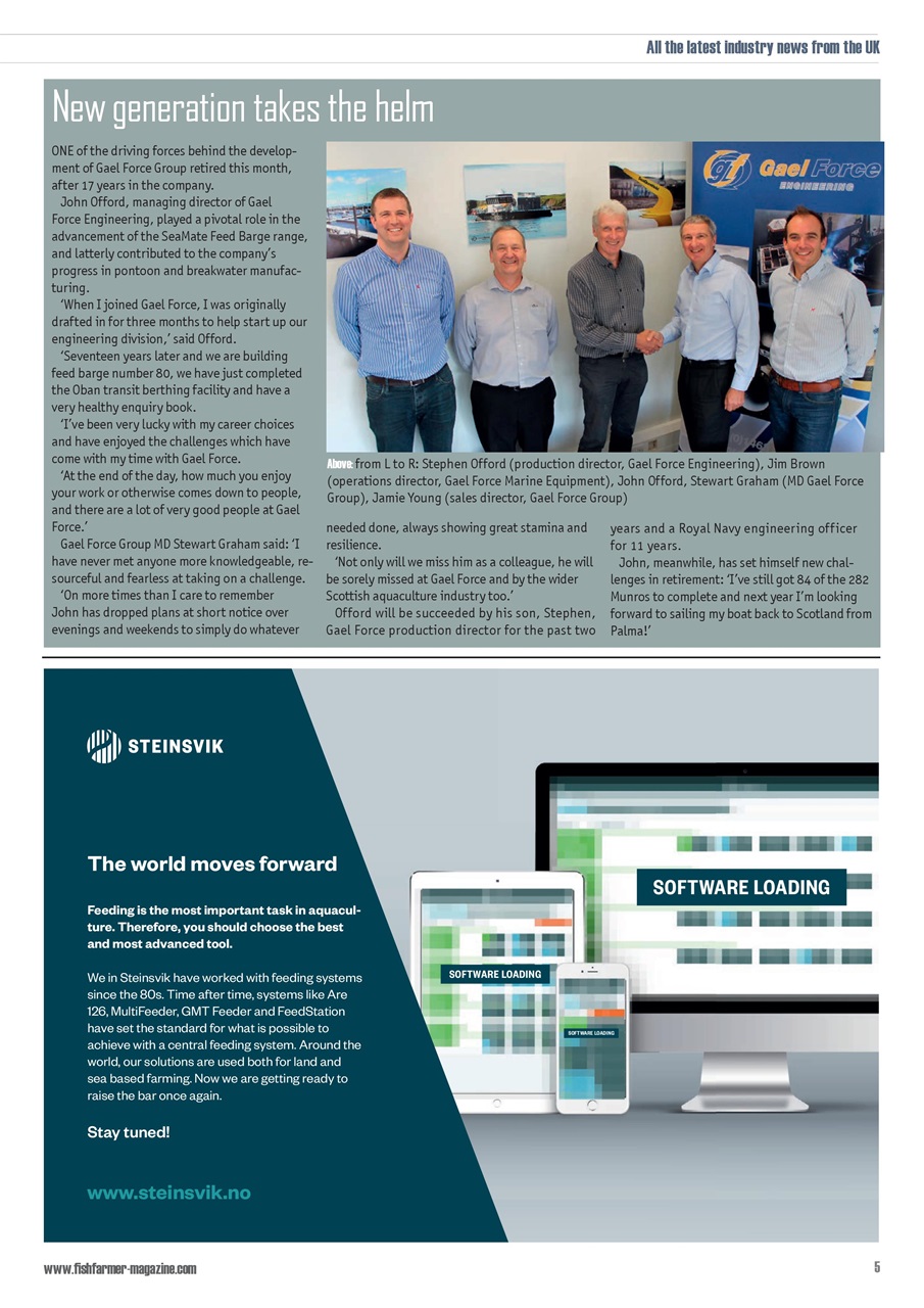 Fish Farmer Magazine Preview Pages