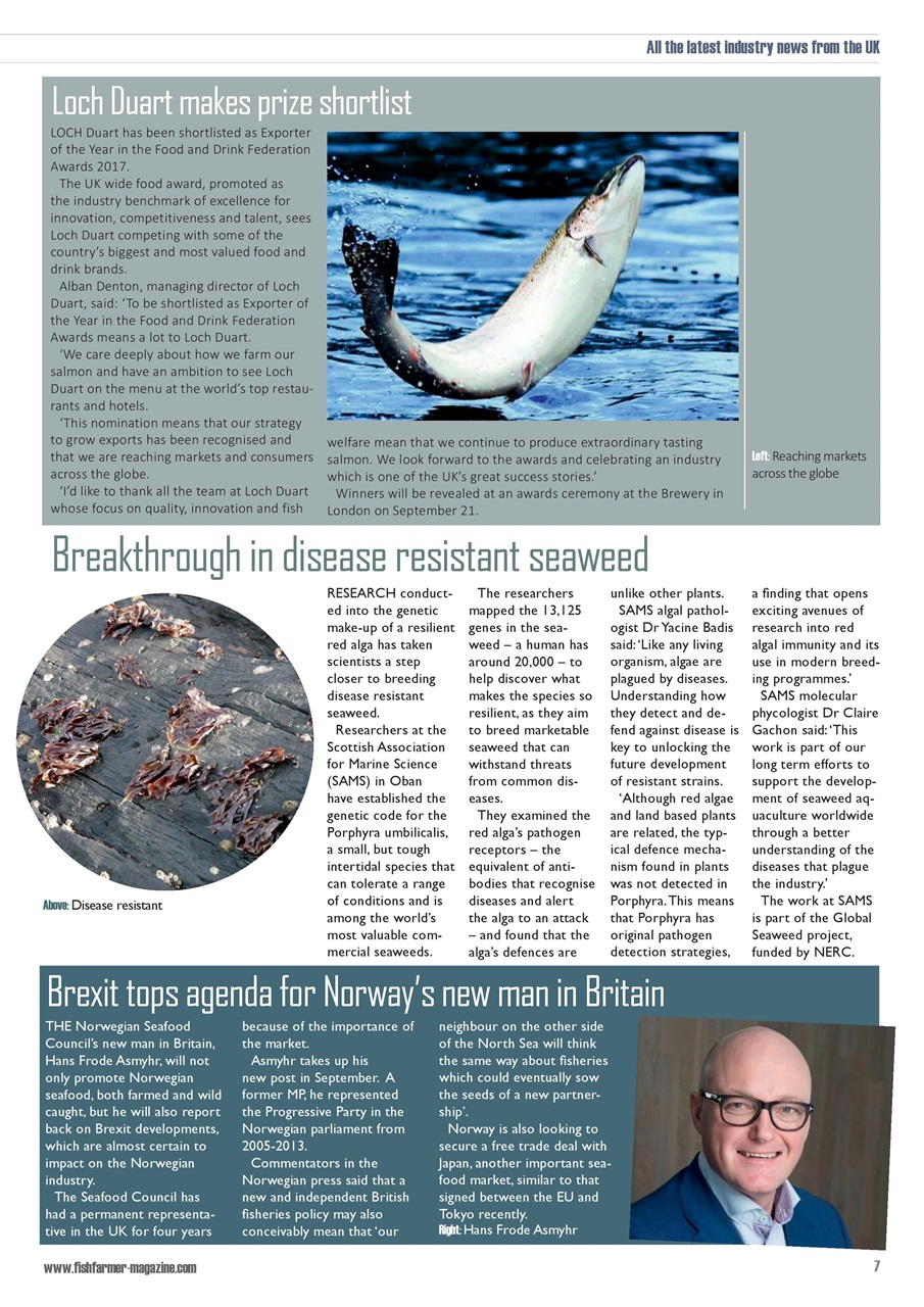 Fish Farmer Magazine Preview Pages