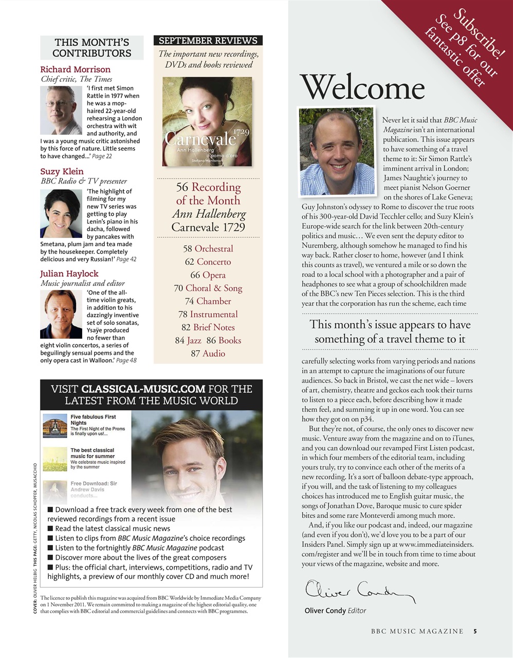 BBC Music Magazine Preview Pages