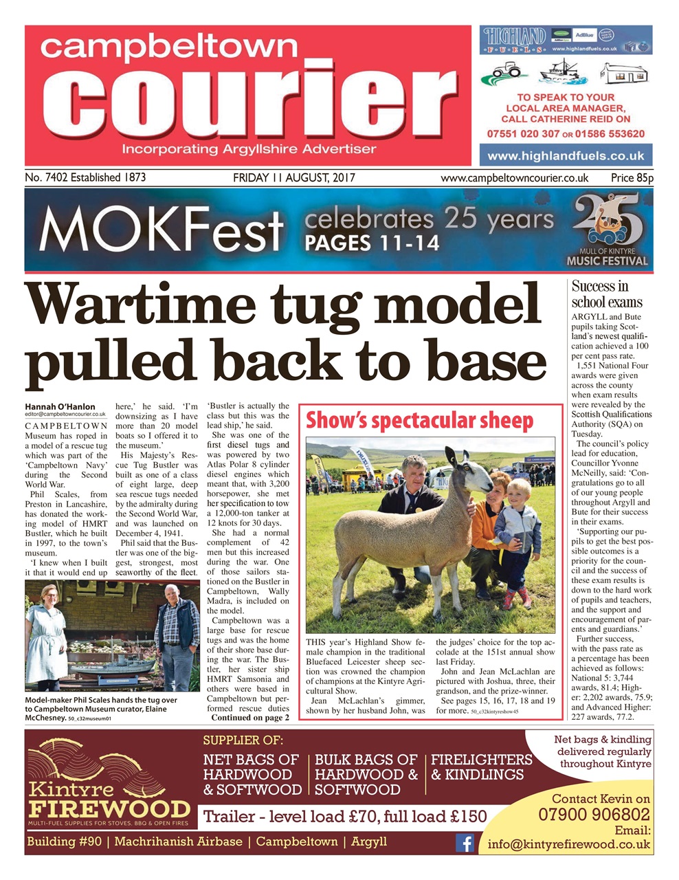 Campbeltown Courier Preview Pages