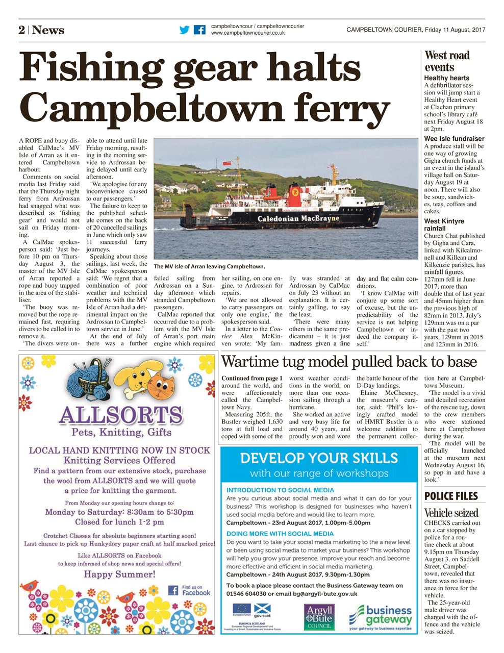 Campbeltown Courier Preview Pages