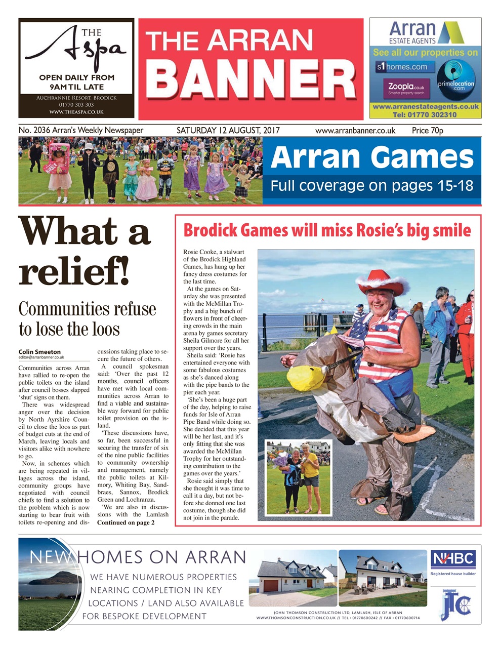 Arran Banner Preview Pages