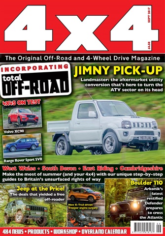 Overlander 4X4 issue September 2017