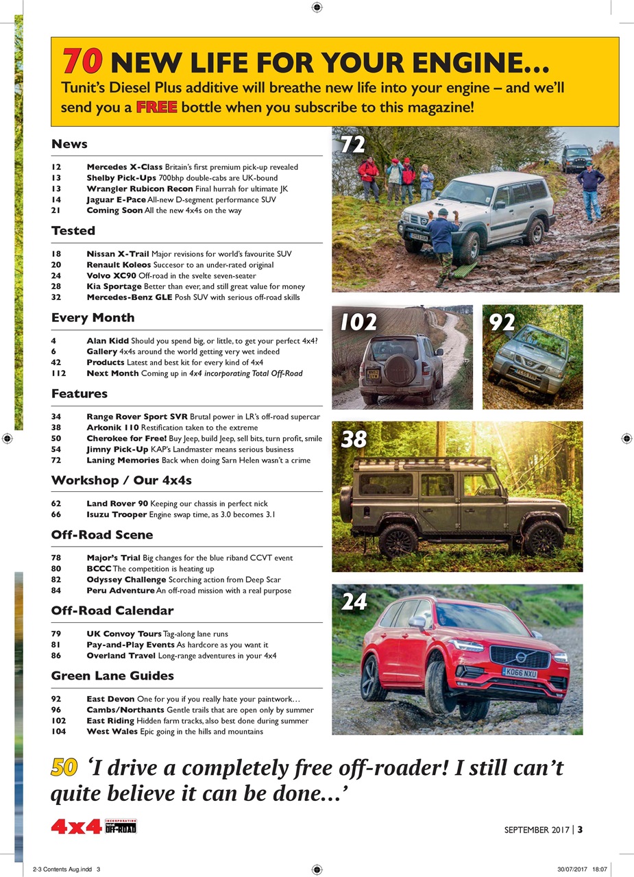 Overlander 4X4 Preview Pages