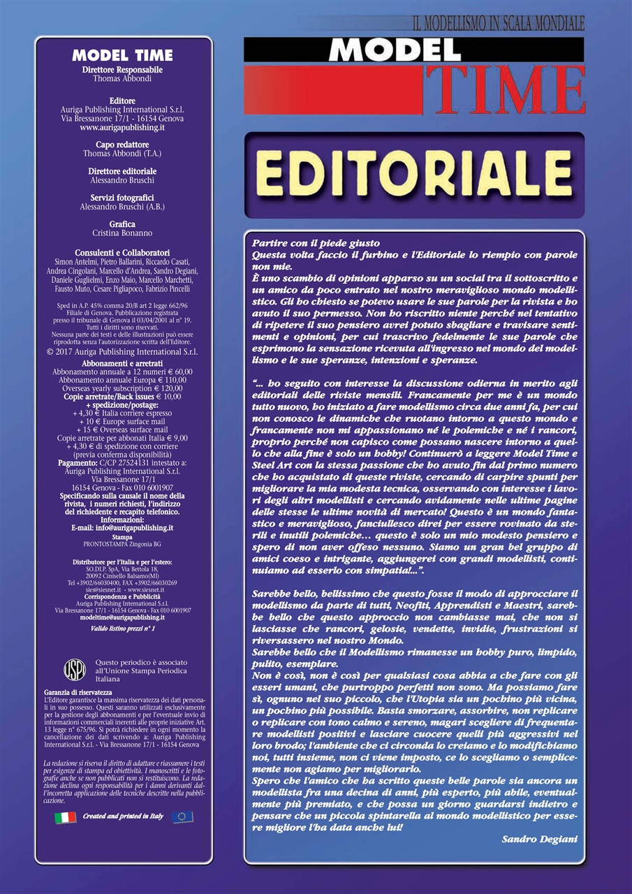 Model Time Preview Pages