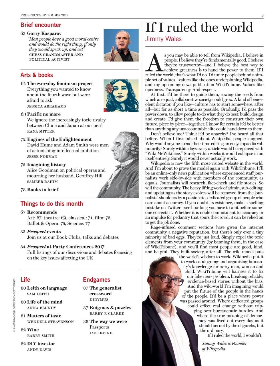 Prospect Magazine Preview Pages