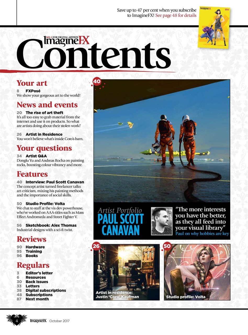 ImagineFX Preview Pages