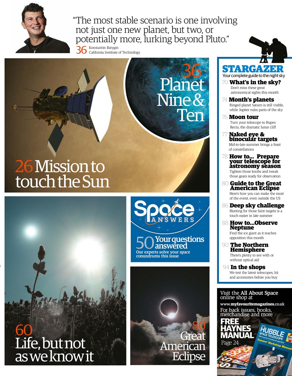 All About Space Preview Pages