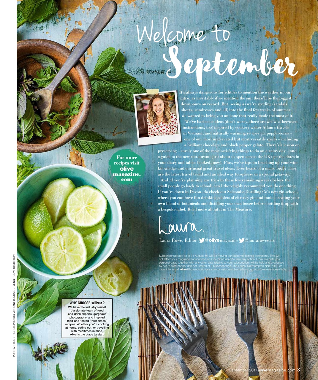 Olive Magazine Preview Pages