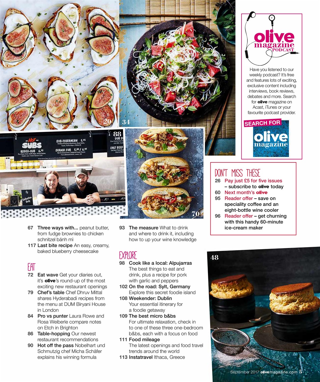 Olive Magazine Preview Pages