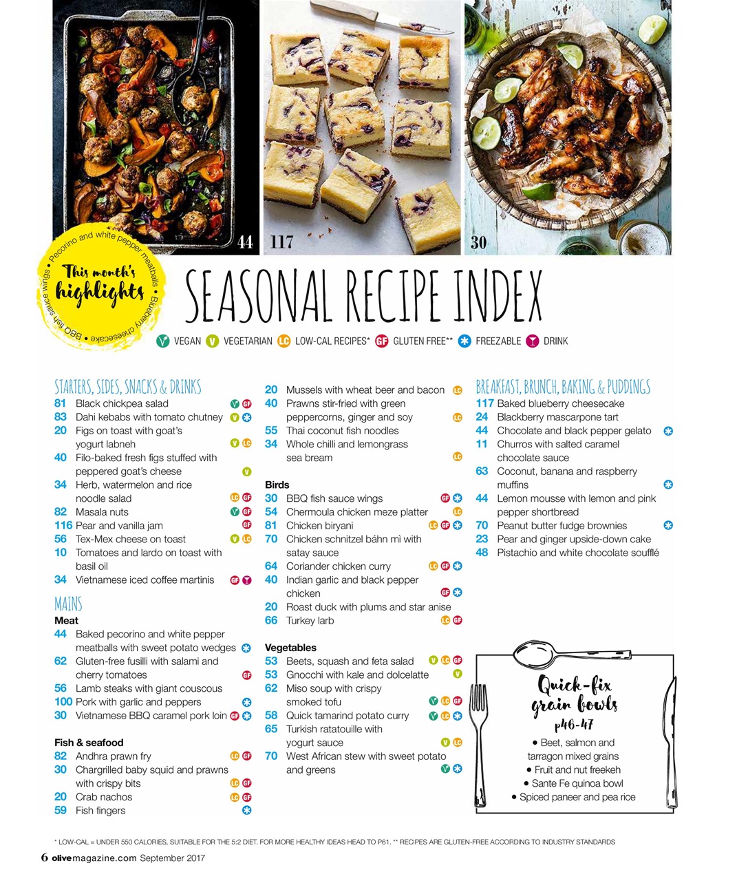 Olive Magazine Preview Pages