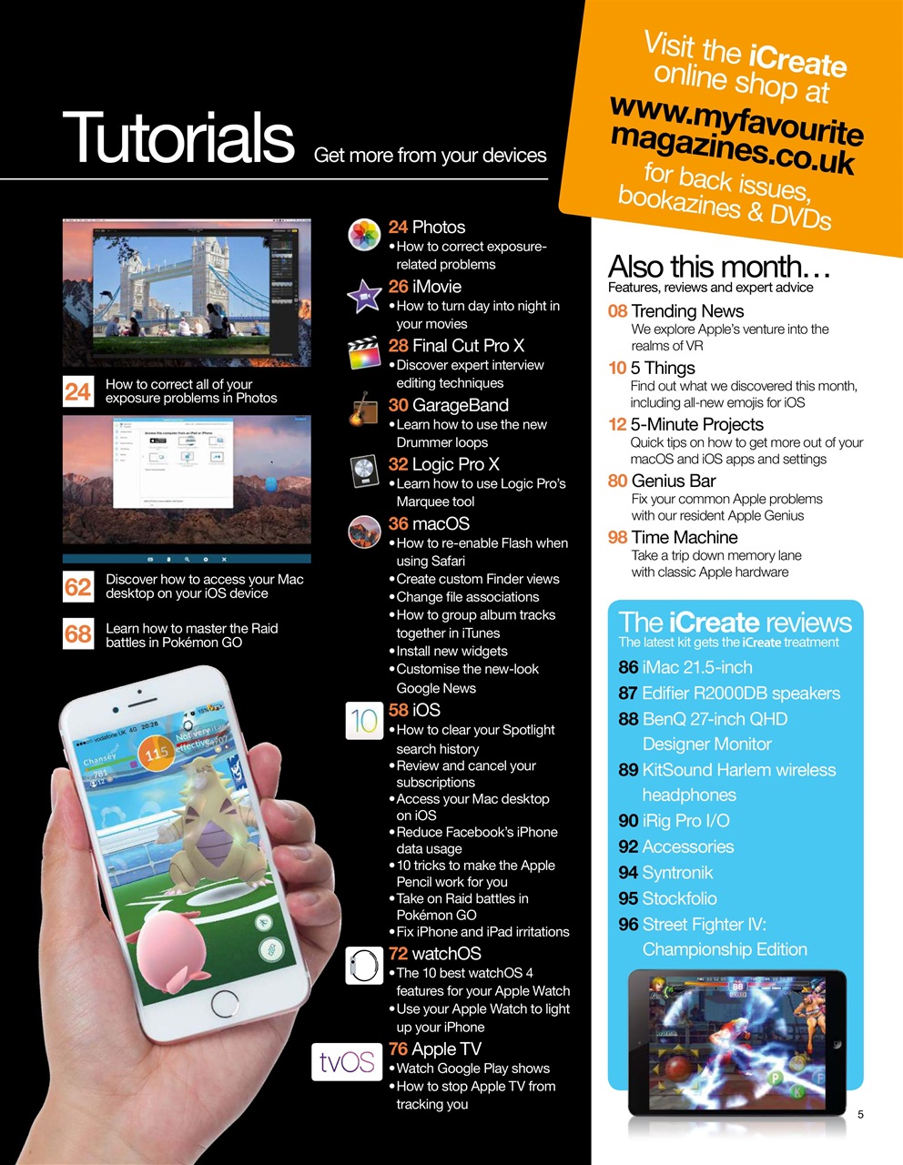 iCreate Preview Pages
