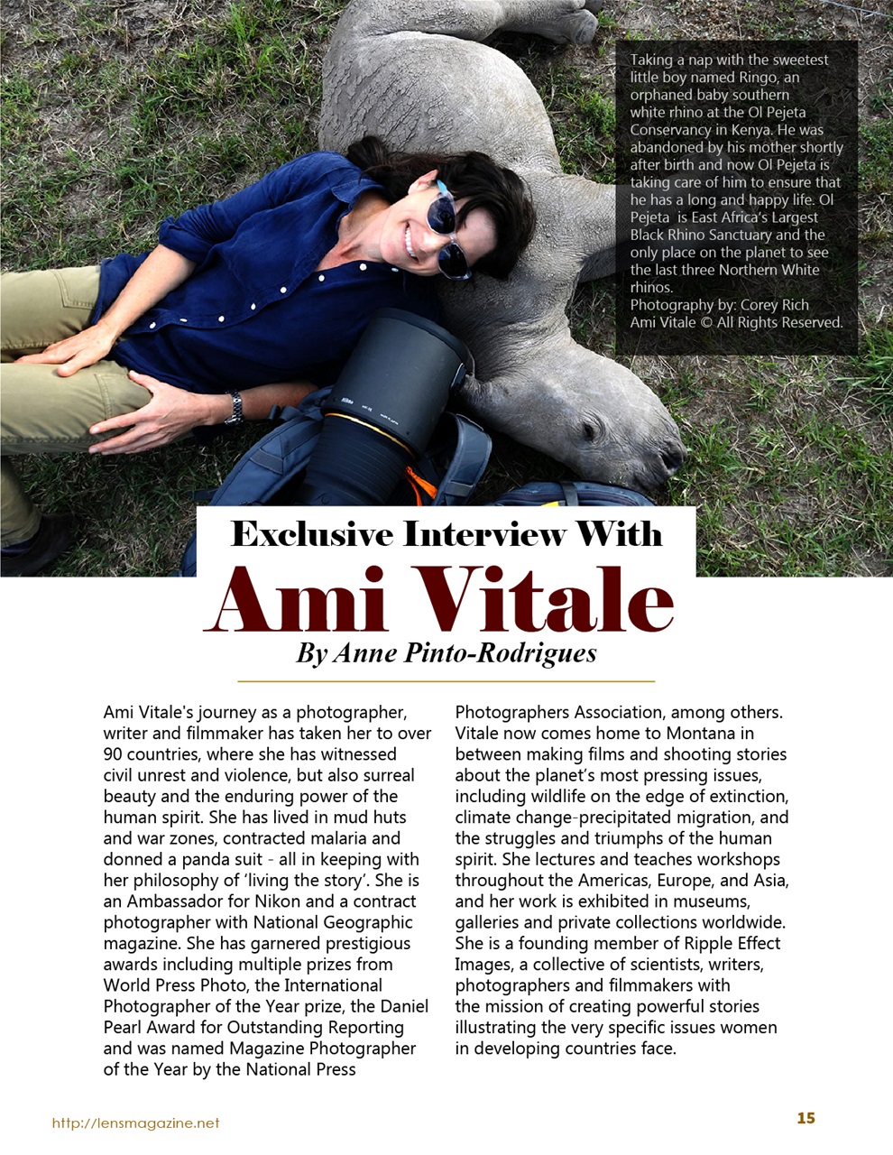 Lens Magazine Preview Pages