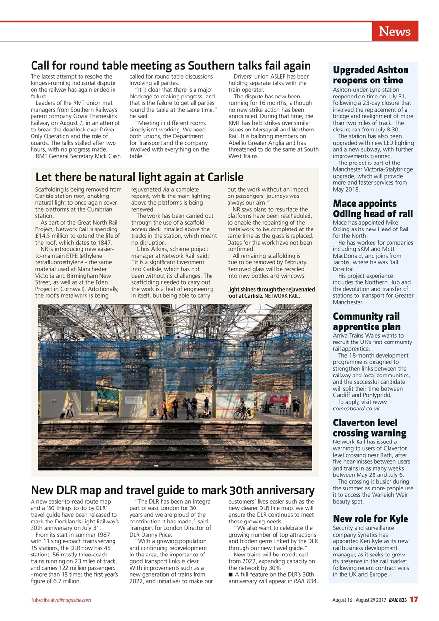 Rail Preview Pages