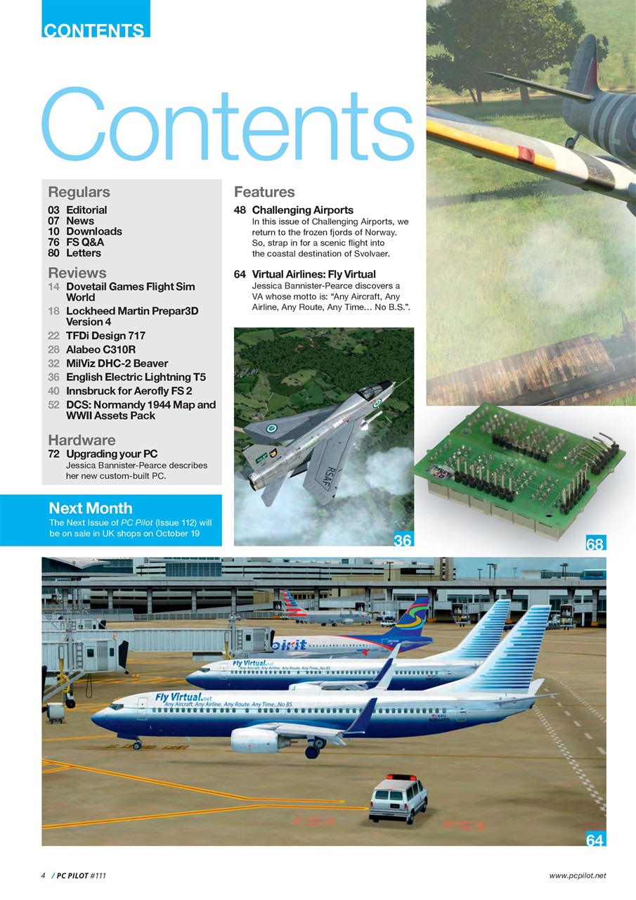 PC Pilot Preview Pages