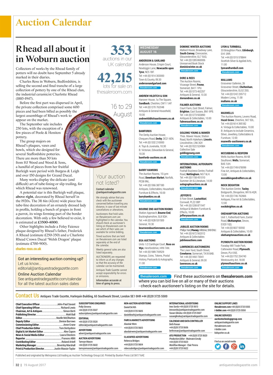 Antiques Trade Gazette Preview Pages
