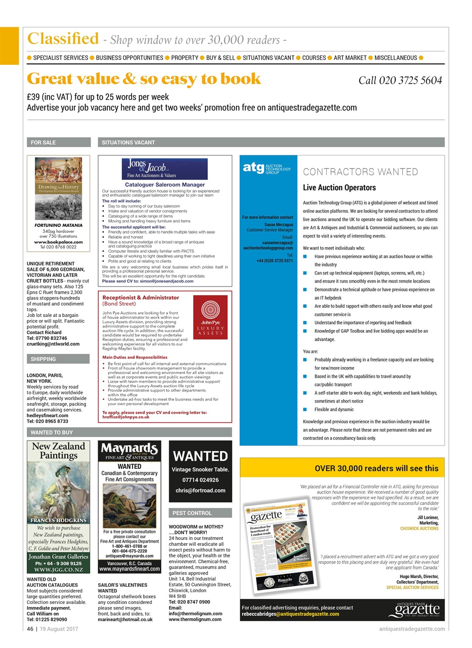 Antiques Trade Gazette Preview Pages